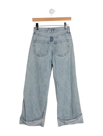 Veronica Beard High-Rise Wide Leg Jeans
