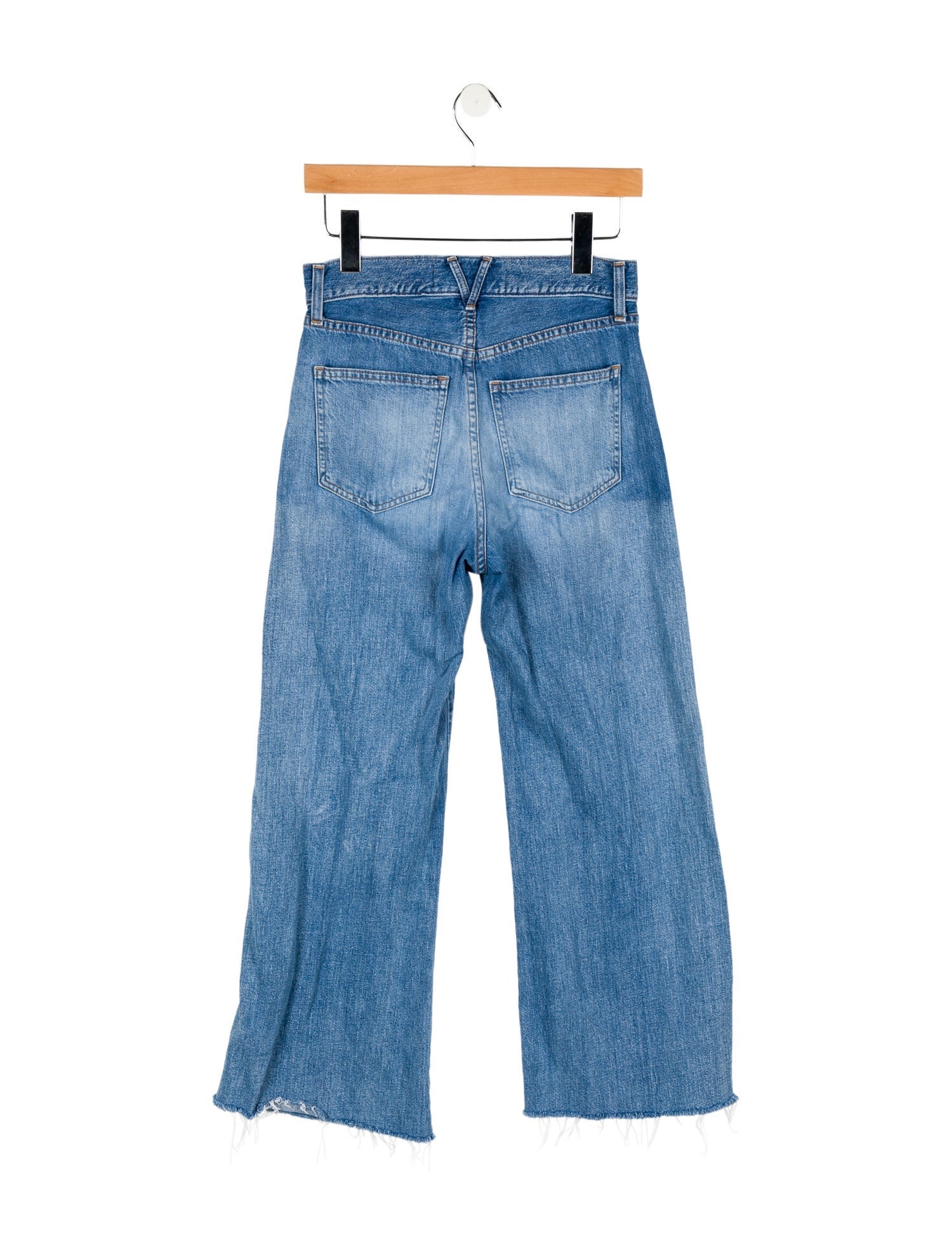 Veronica Beard High-Rise Wide Leg Jeans