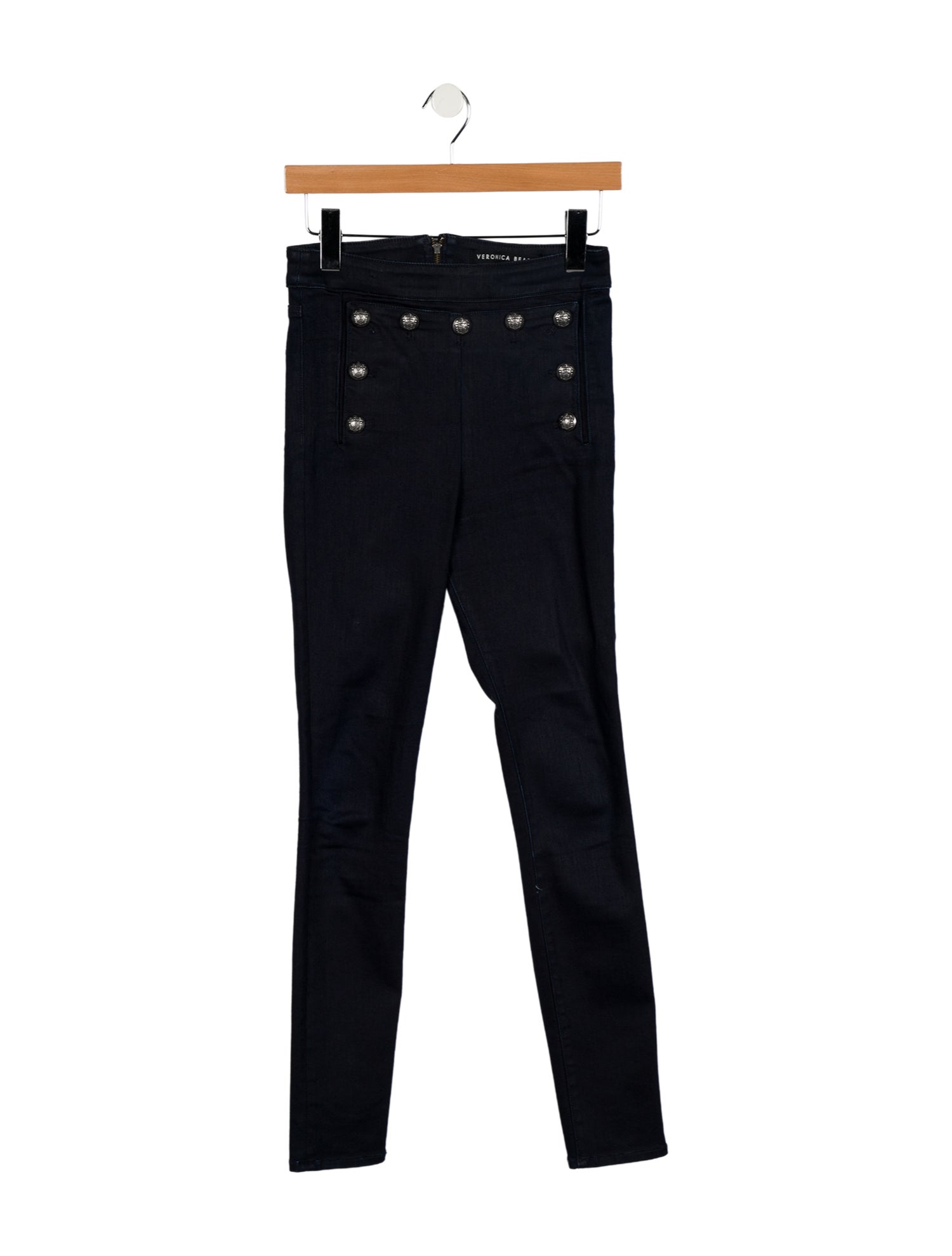 Veronica Beard High-Rise Skinny Leg Jeans