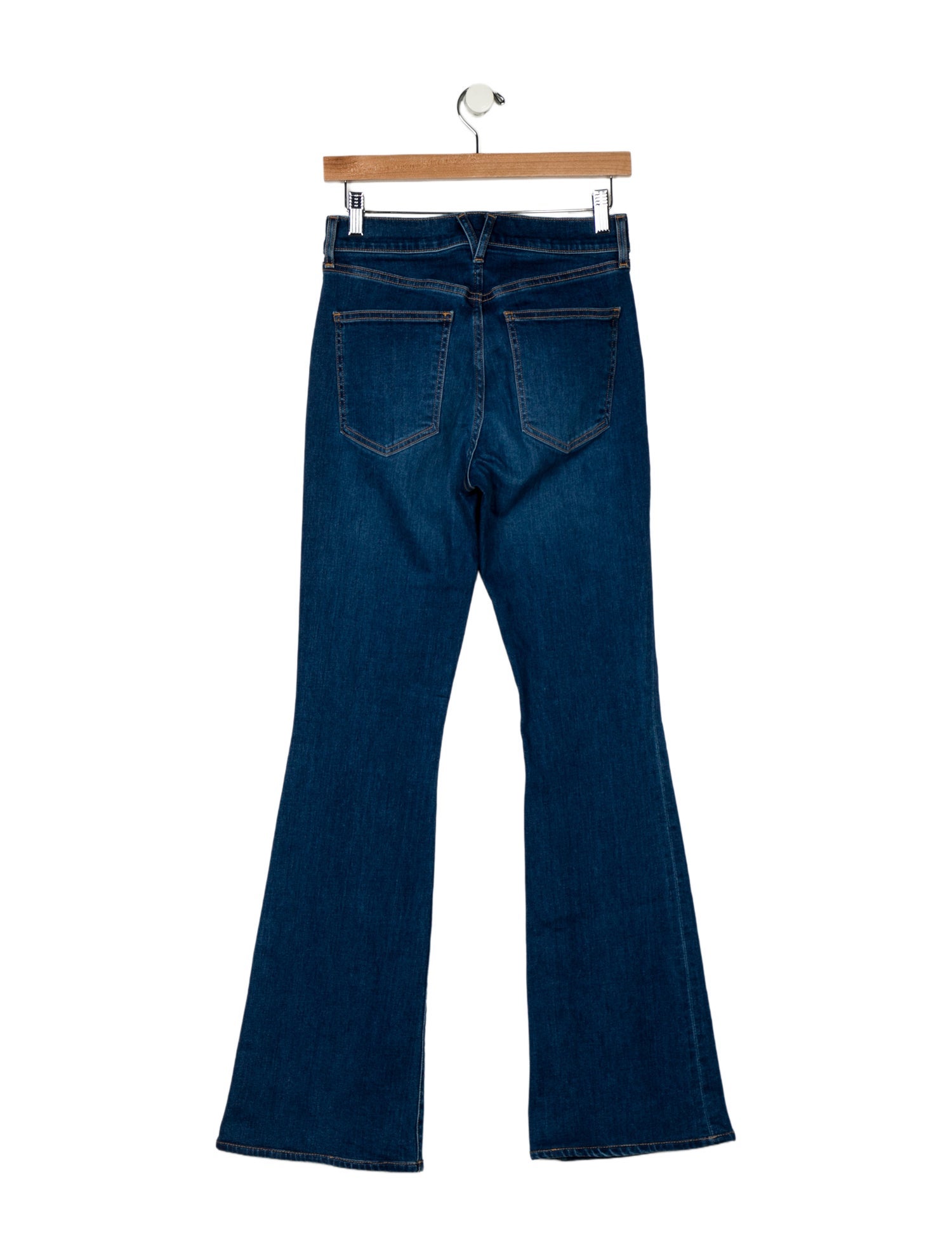 Veronica Beard Mid-Rise Wide Leg Jeans