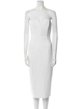 Veronica Beard Strapless Knee-Length Dress