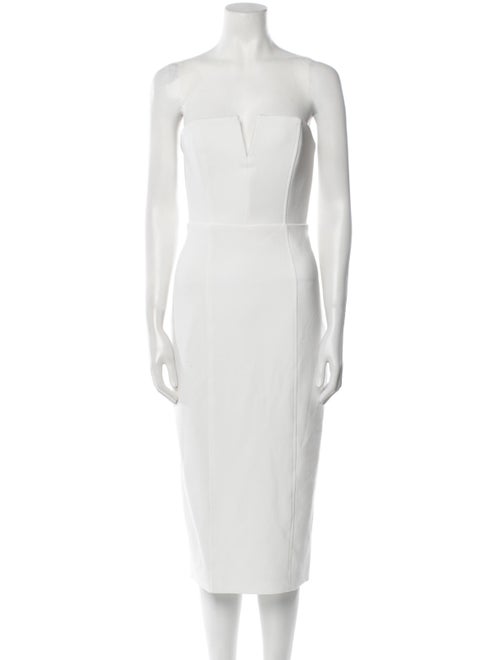 Veronica Beard Strapless Knee-Length Dress