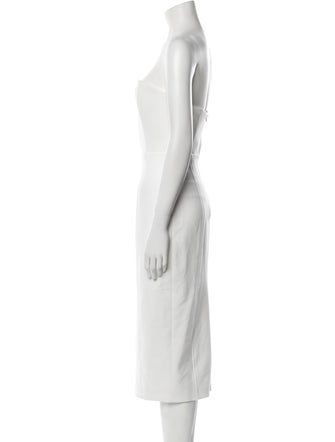 Veronica Beard Strapless Knee-Length Dress