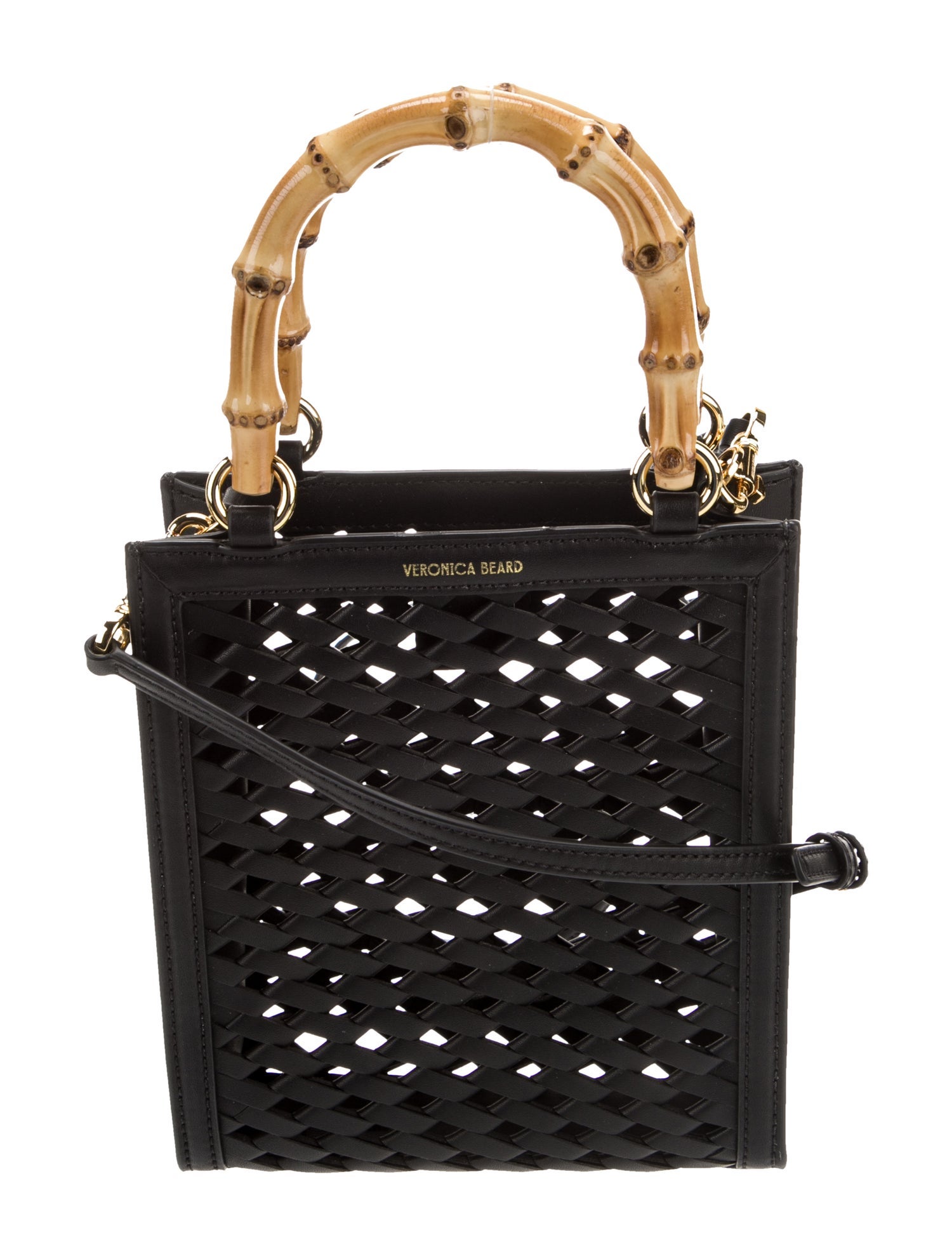 Veronica Beard Leather Top Handle Bag