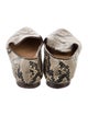 Veronica Beard Leather Animal Print Loafers