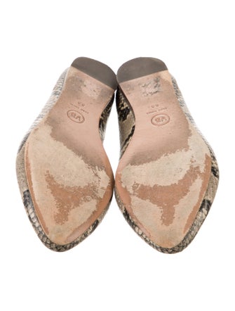 Veronica Beard Leather Animal Print Loafers