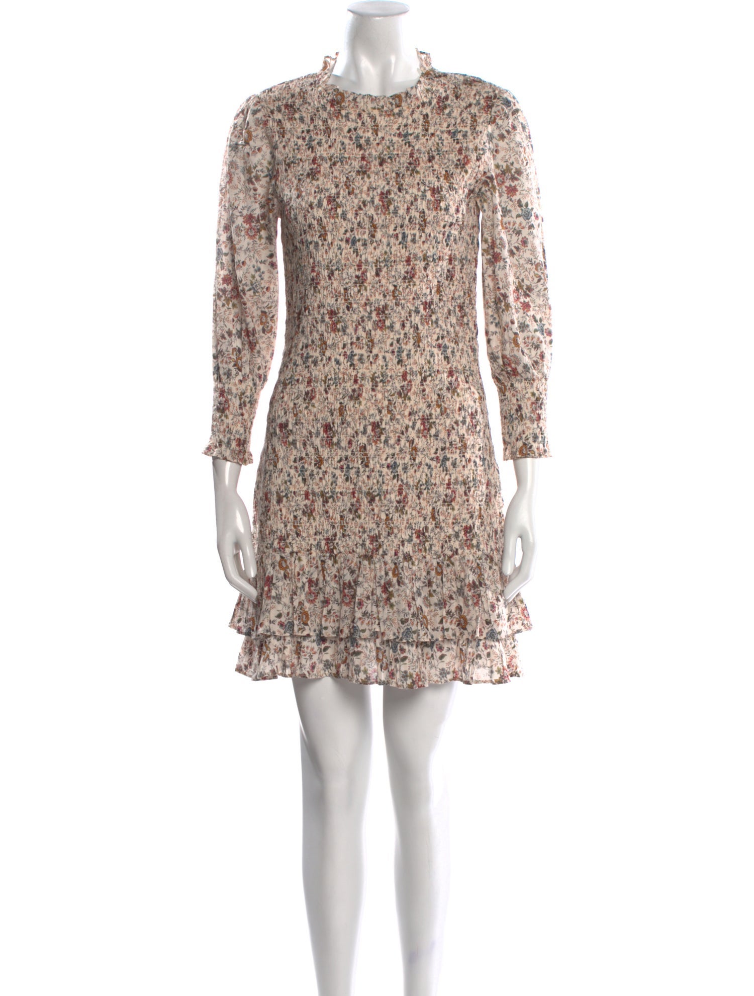Veronica Beard Floral Print Mini Dress