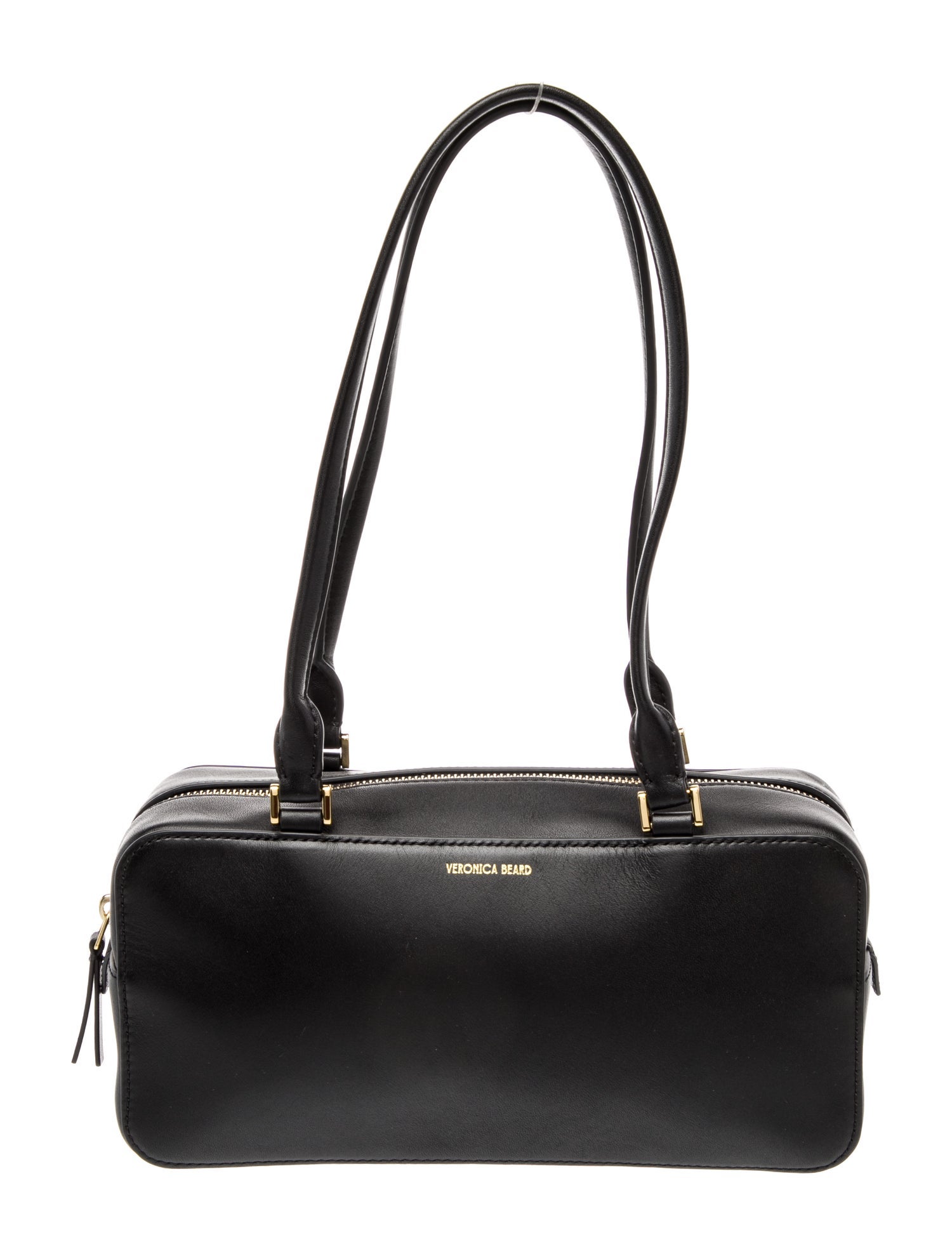 Veronica Beard Leather Boxy Shoulder Bag