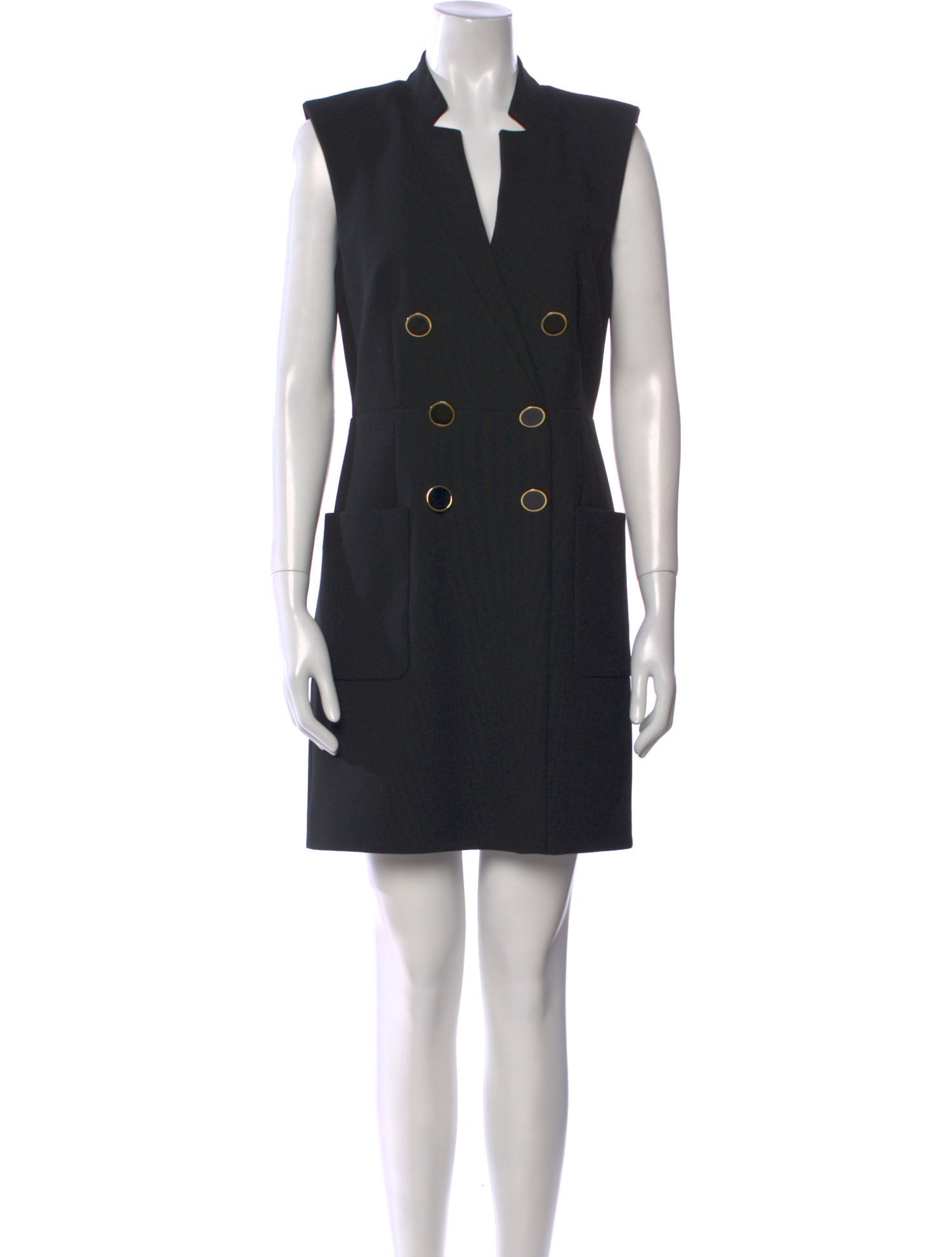 Veronica Beard V-Neck Mini Dress