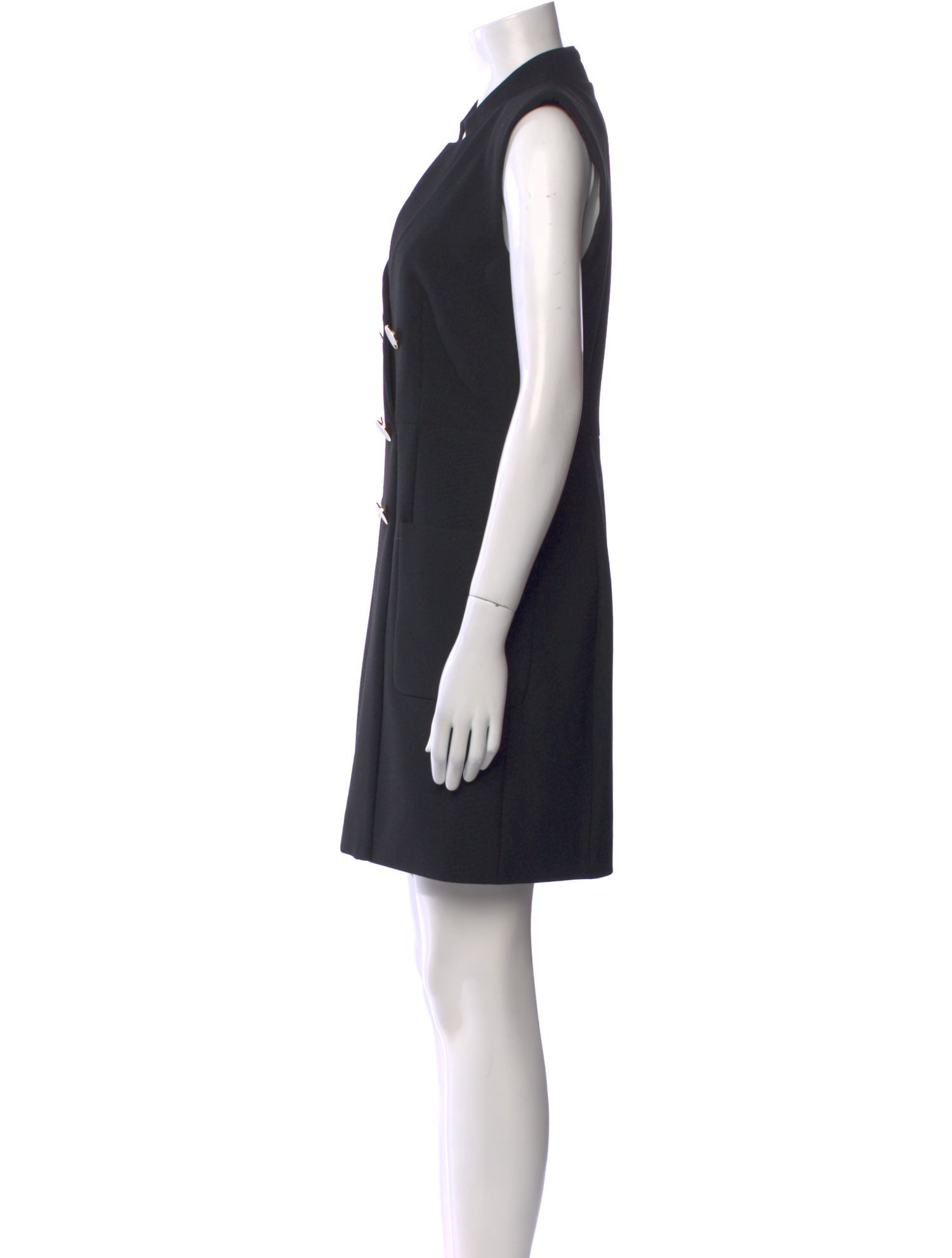 Veronica Beard V-Neck Mini Dress