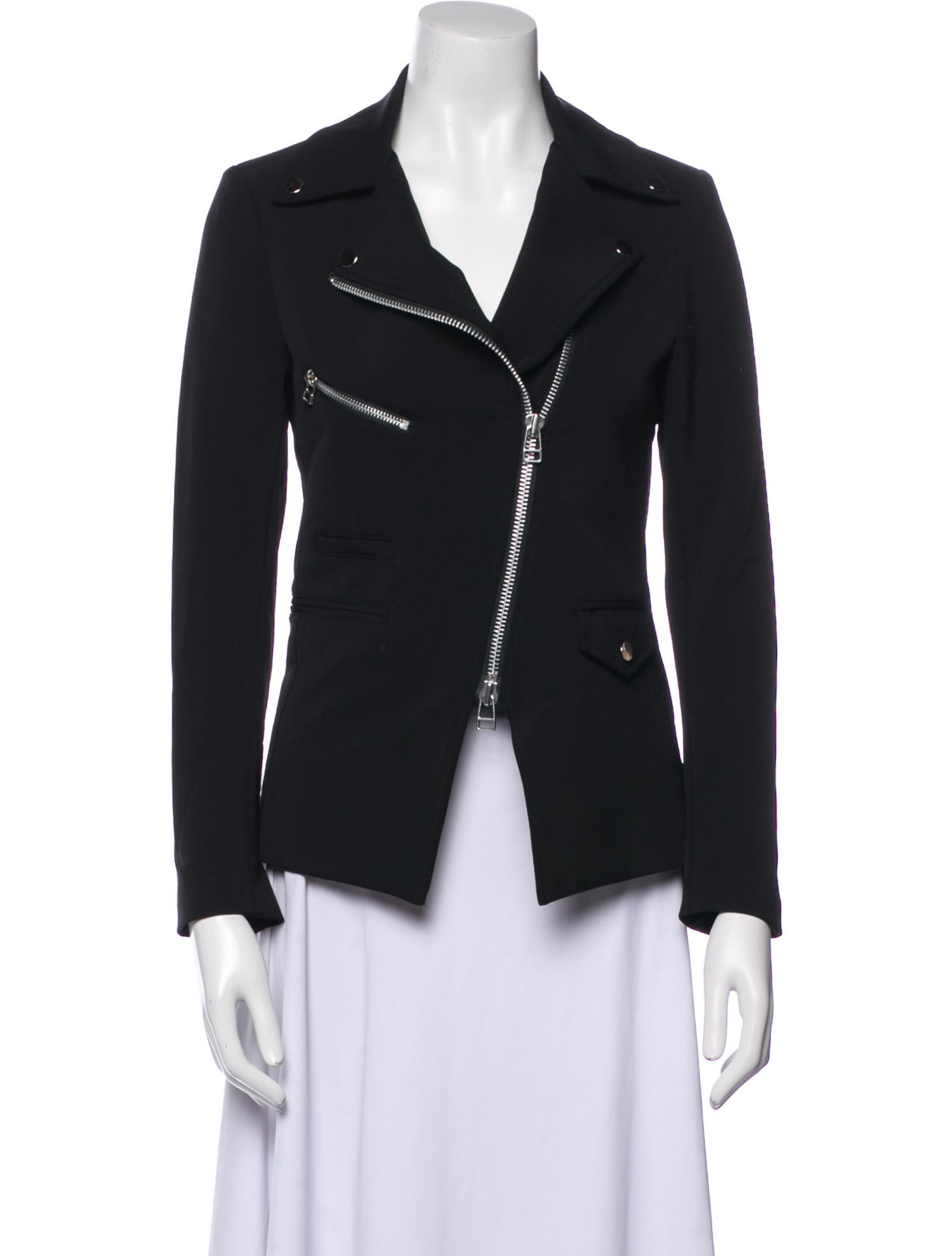 Veronica Beard Nylon Biker Jacket