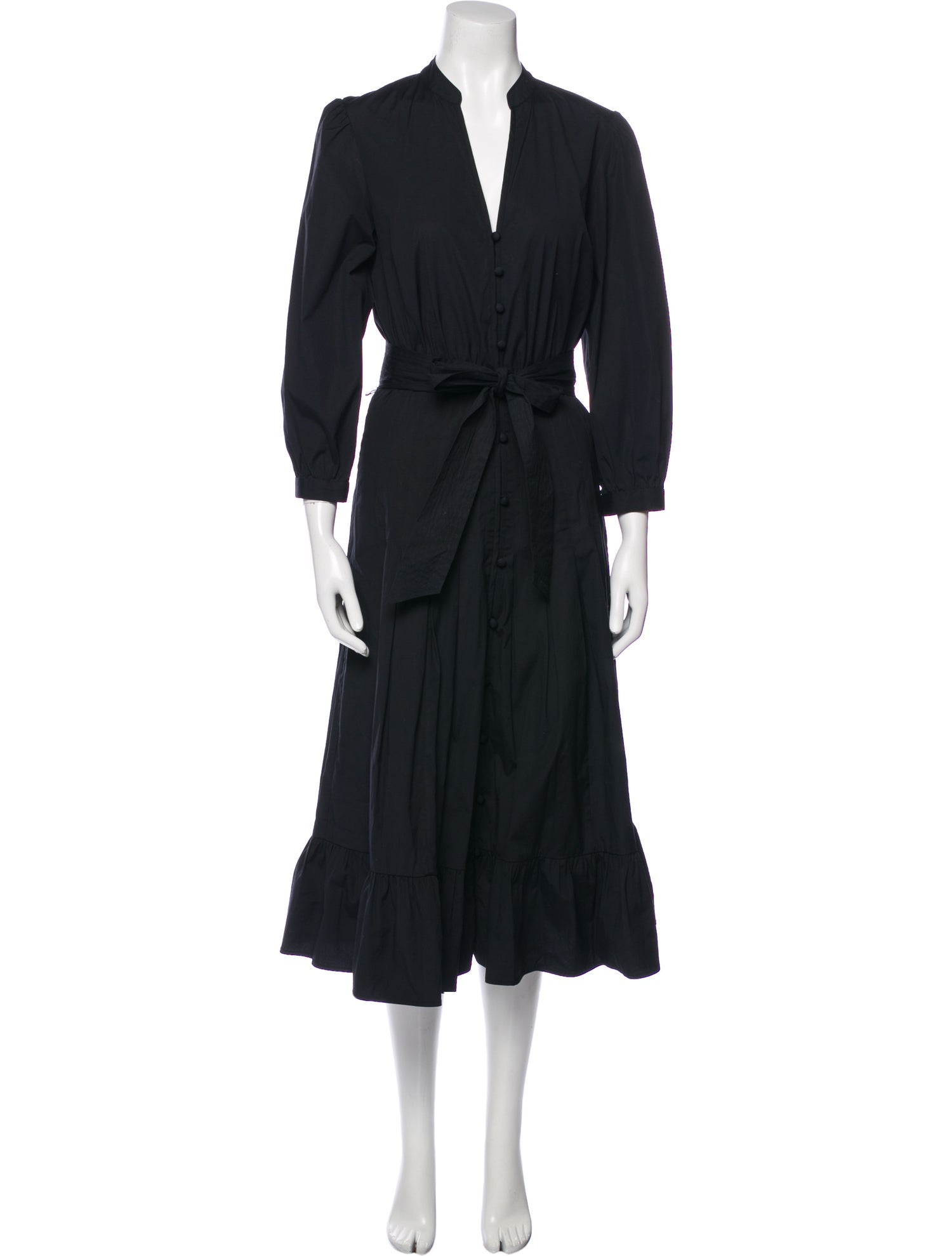 Veronica Beard V-Neck Long Dress