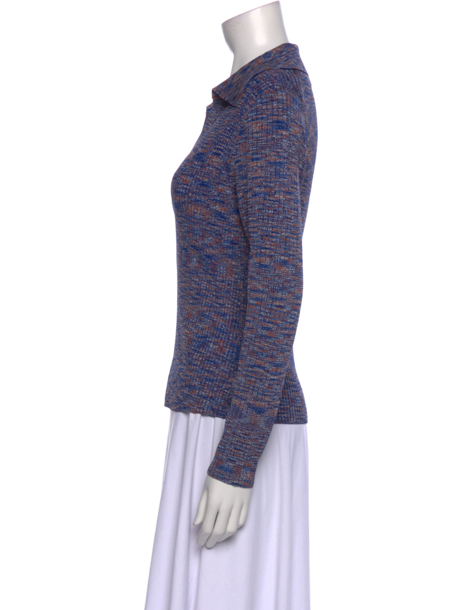 Veronica Beard Printed V-Neck Top