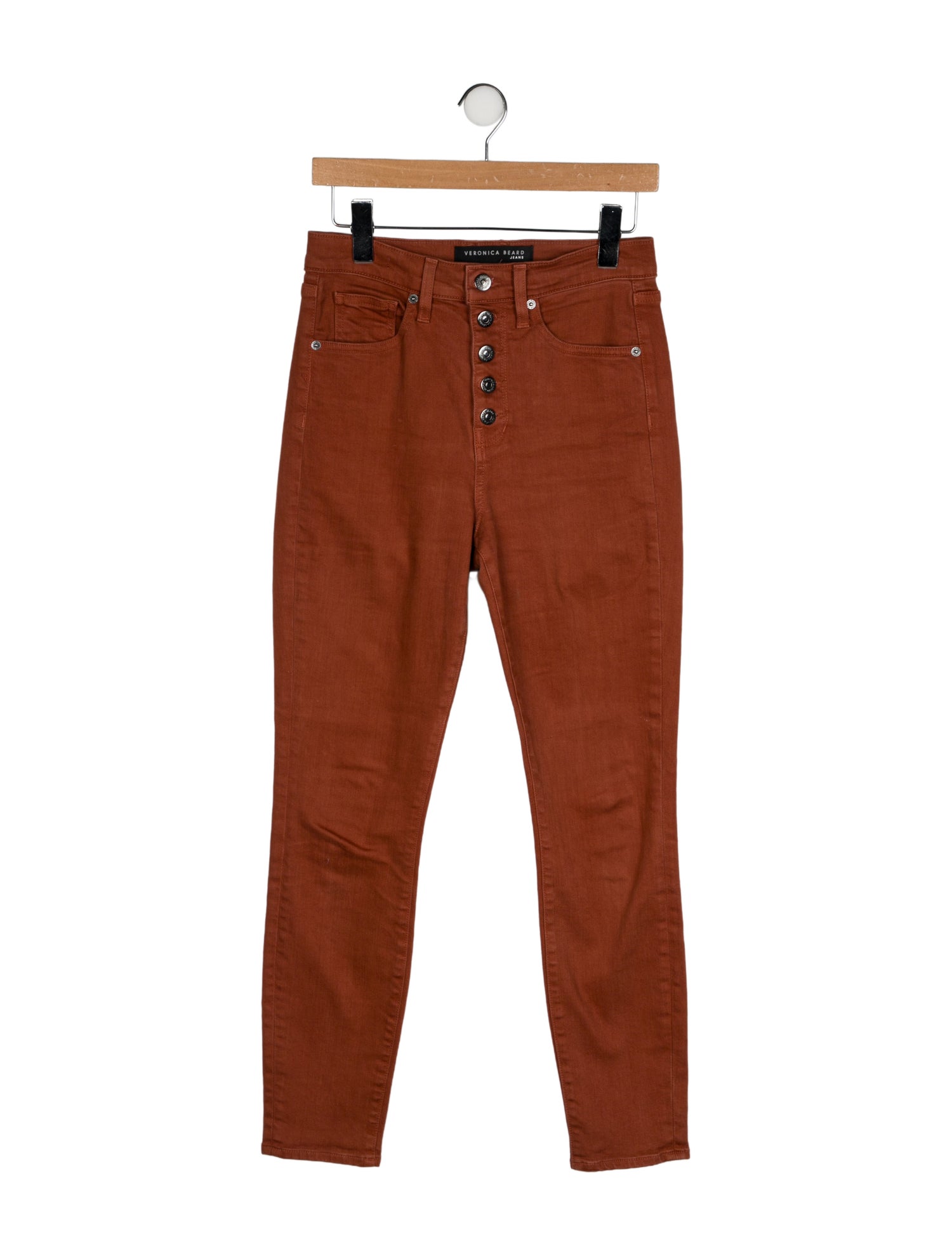 Veronica Beard High-Rise Skinny Leg Jeans