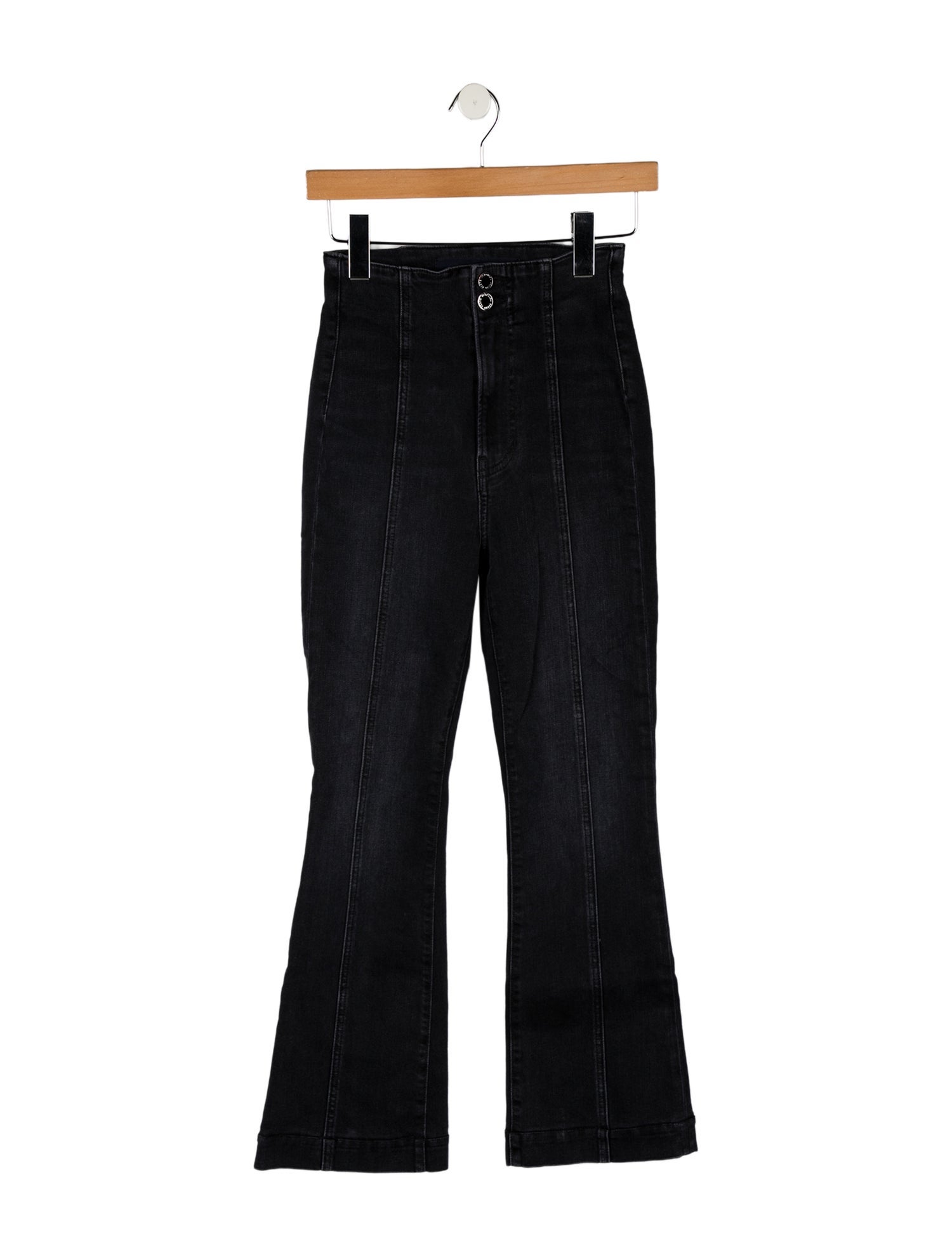 Veronica Beard High-Rise Straight Leg Jeans