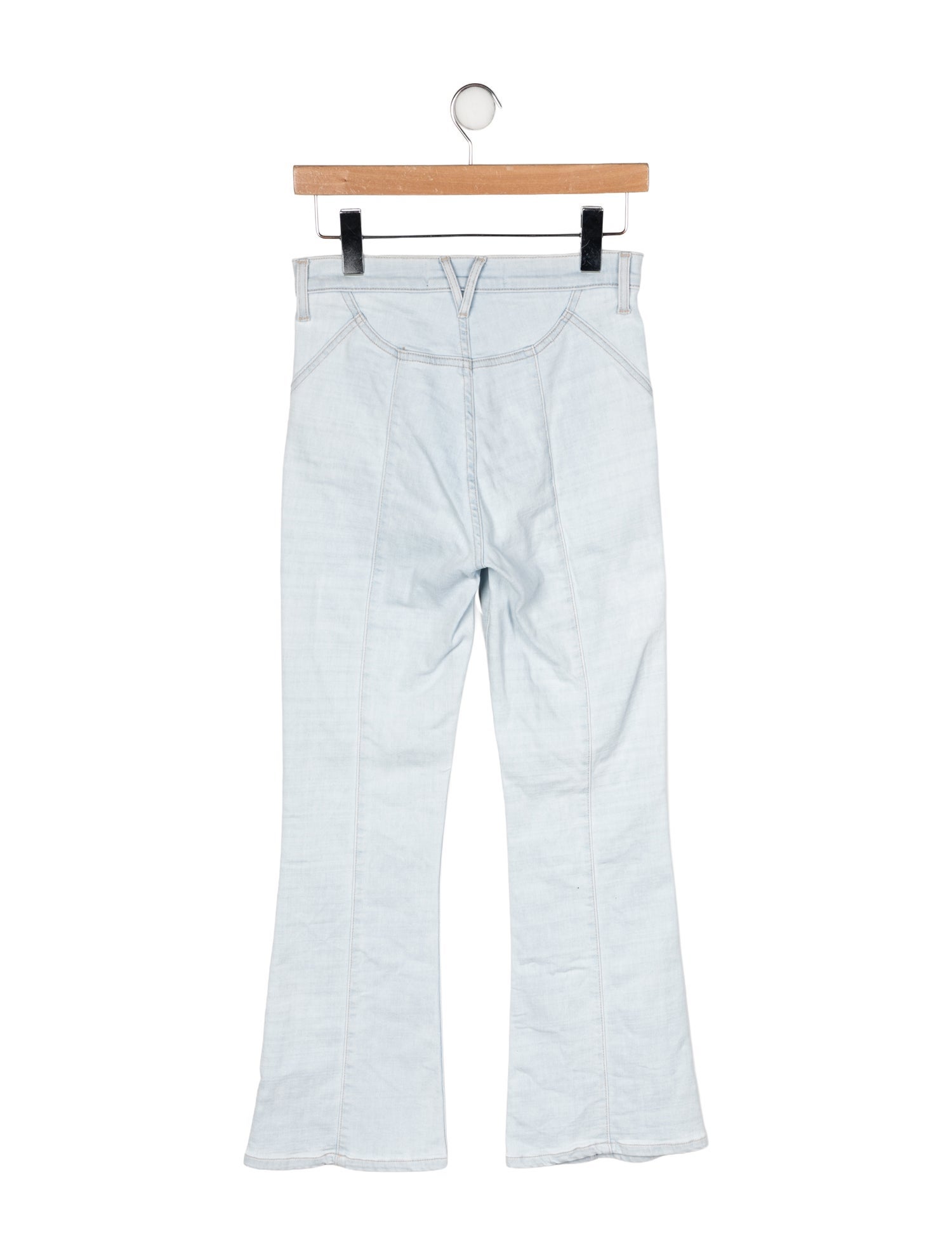 Veronica Beard Mid-Rise Wide Leg Jeans