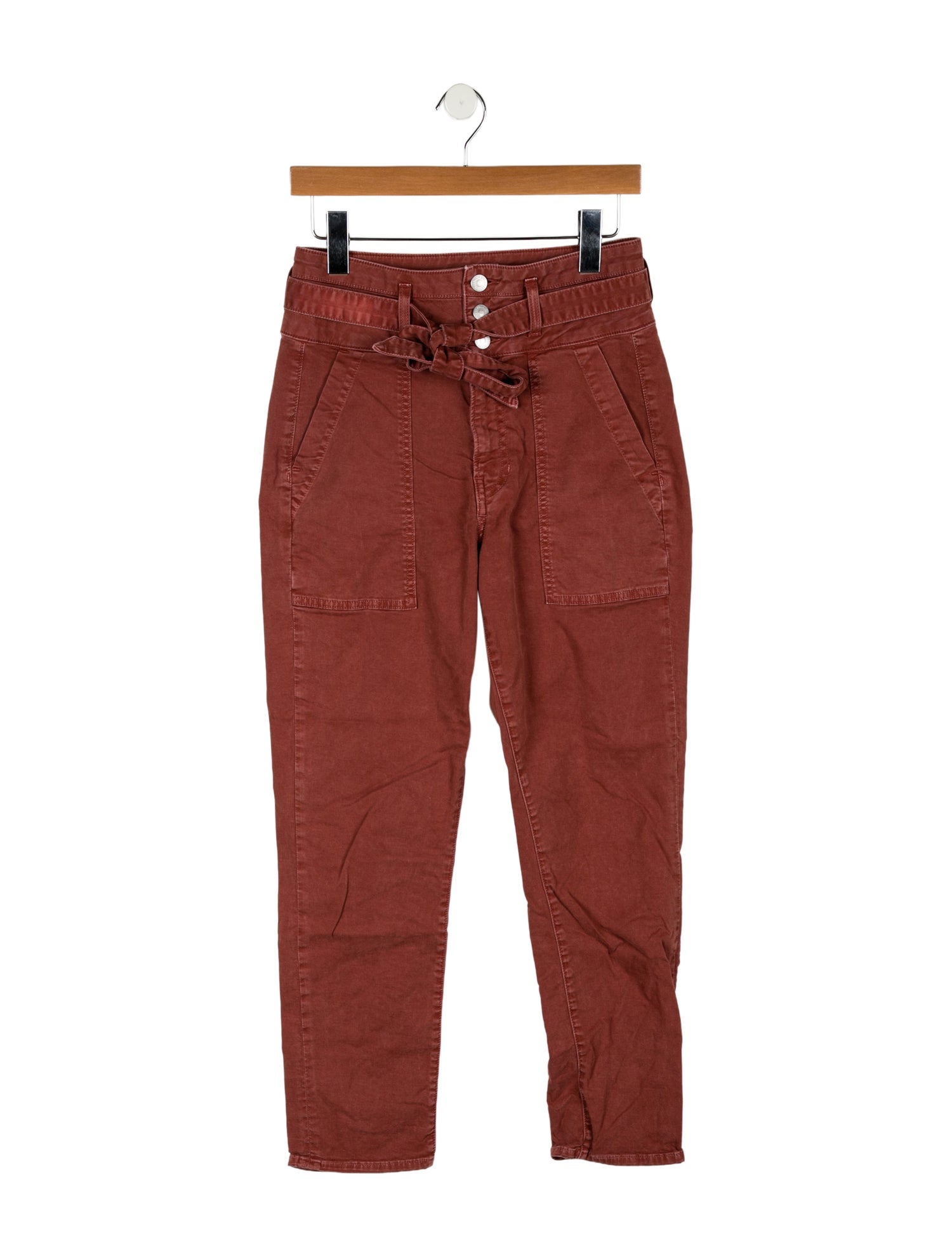 Veronica Beard Mid-Rise Straight Leg Jeans