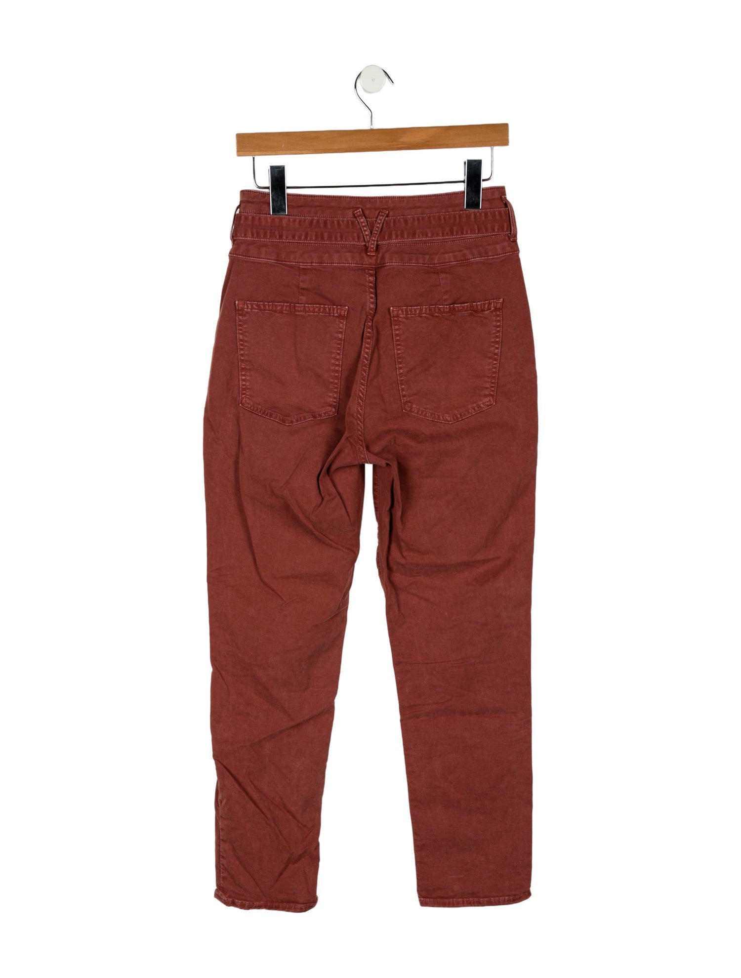 Veronica Beard Mid-Rise Straight Leg Jeans