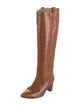 Veronica Beard Crocodile Animal Print Riding Boots