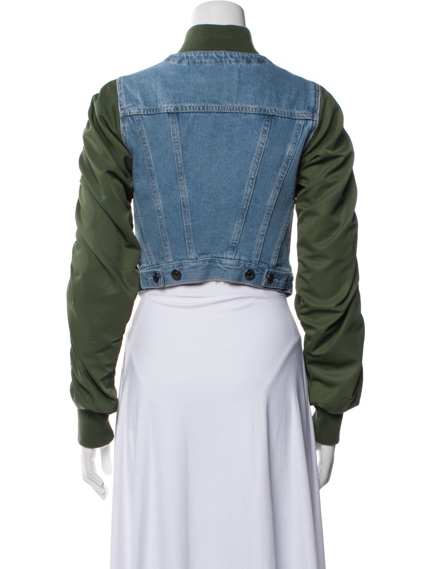 Veronica Beard Floral Print Denim Jacket