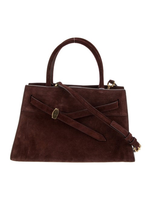 Veronica Beard Suede Top Handle Bag