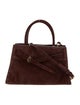 Veronica Beard Suede Top Handle Bag