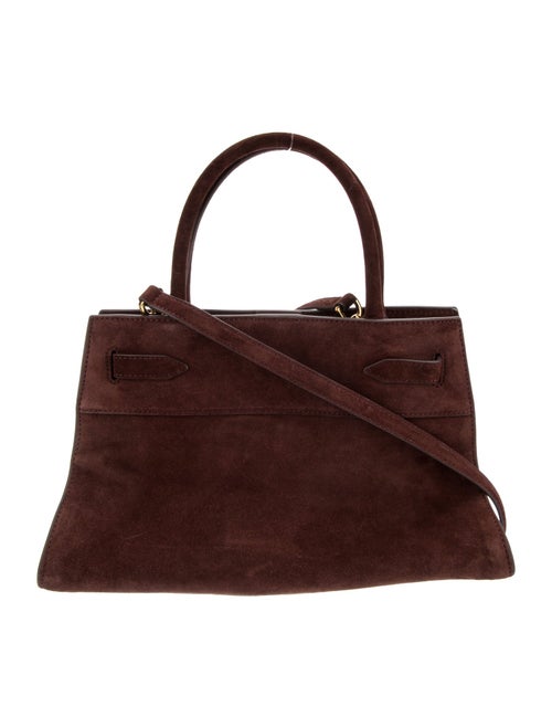 Veronica Beard Suede Top Handle Bag