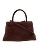 Veronica Beard Suede Top Handle Bag