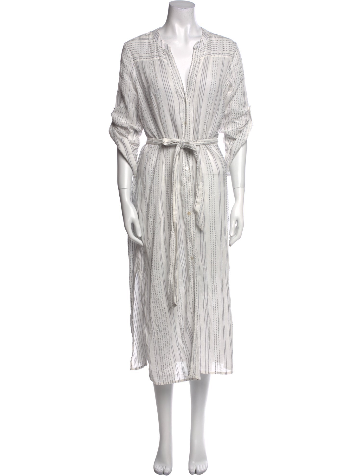 Veronica Beard V-Neck Midi Length Dress