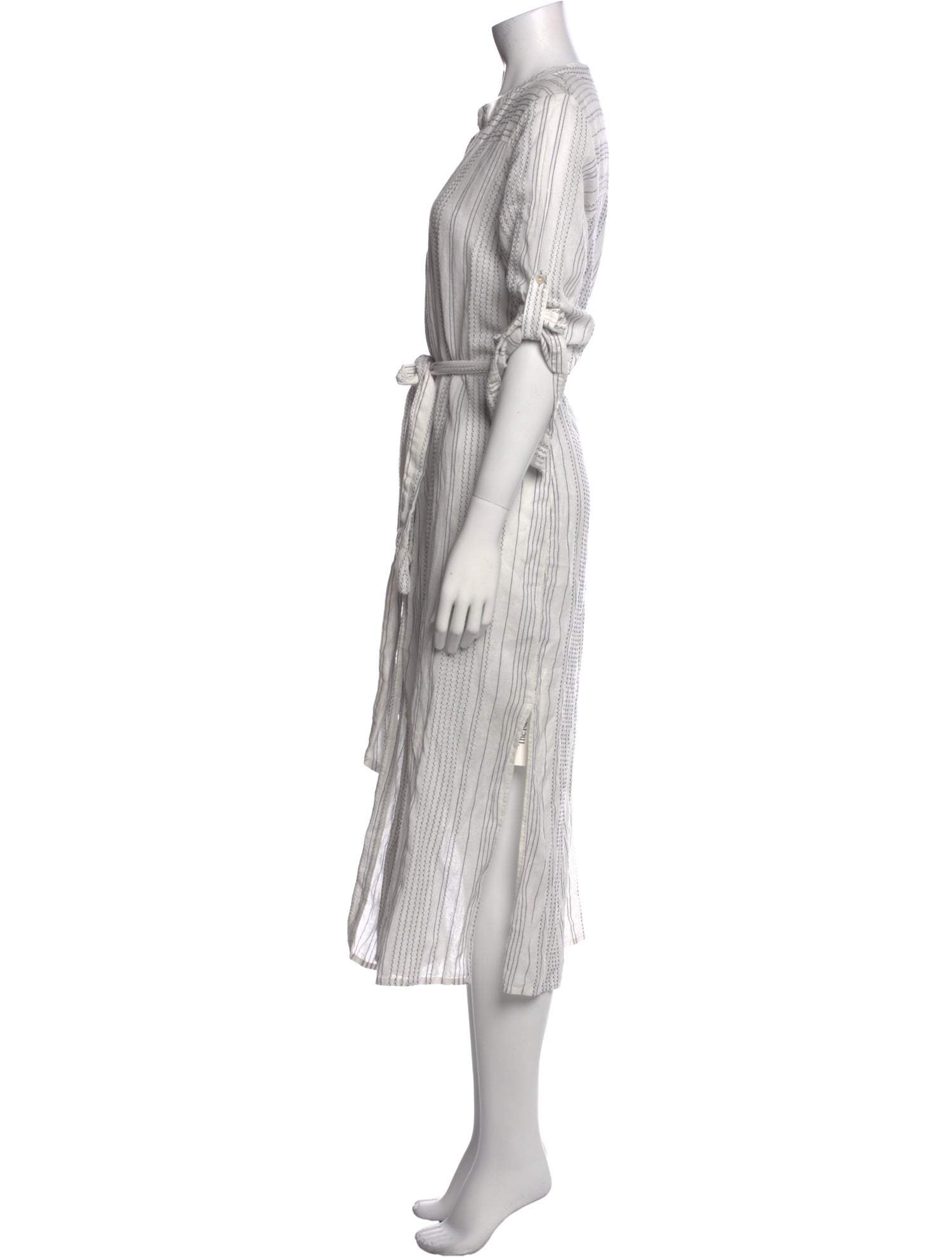 Veronica Beard V-Neck Midi Length Dress