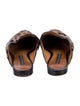 Veronica Beard Ponyhair Animal Print Mules