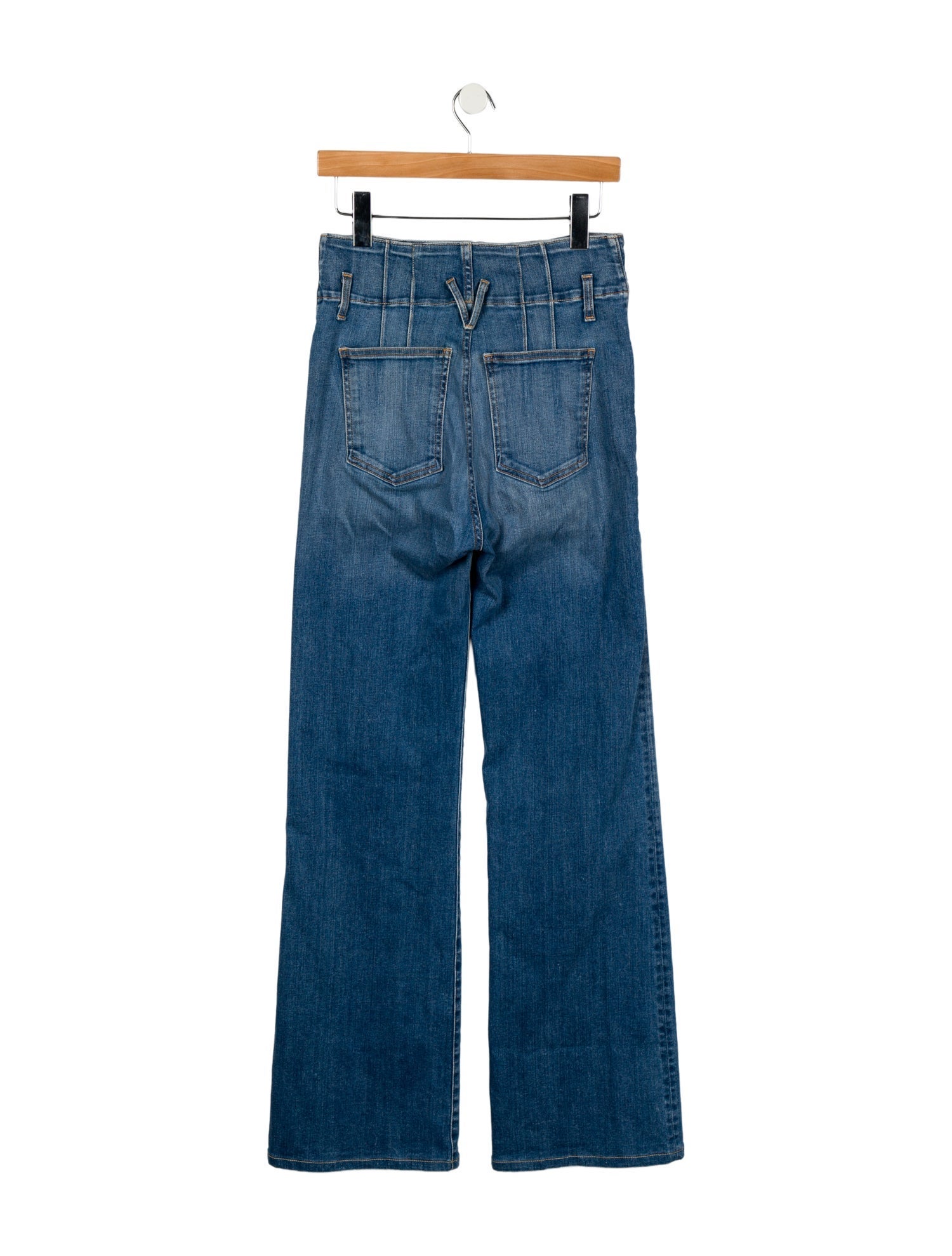 Veronica Beard High-Rise Wide Leg Jeans