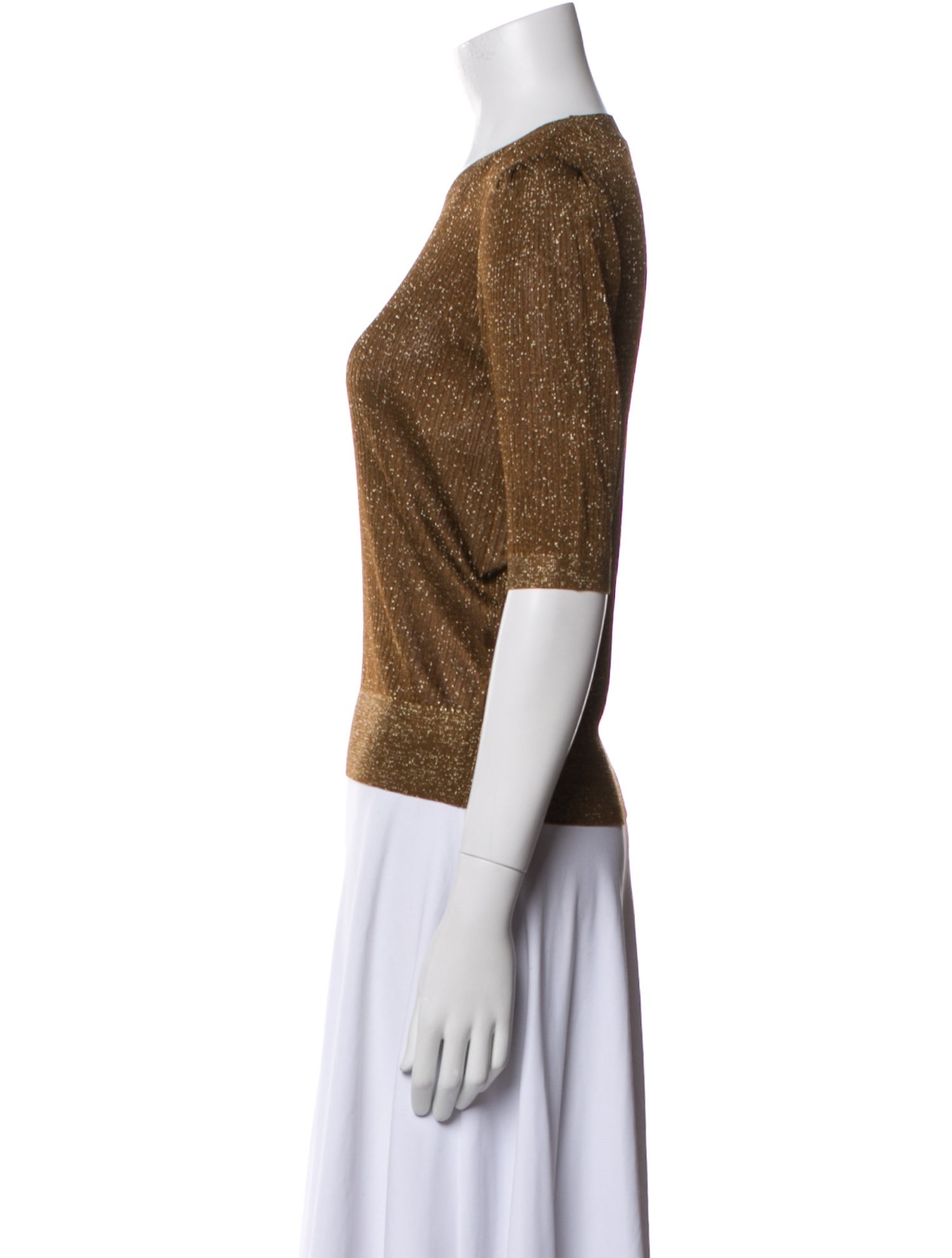 Veronica Beard Crew Neck Short Sleeve Top