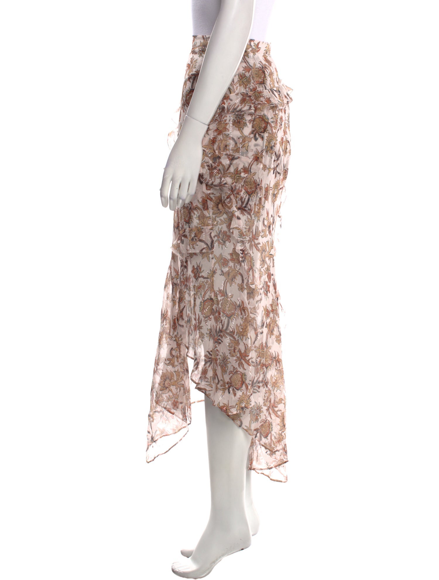 Veronica Beard Silk Midi Length Skirt w/ Tags