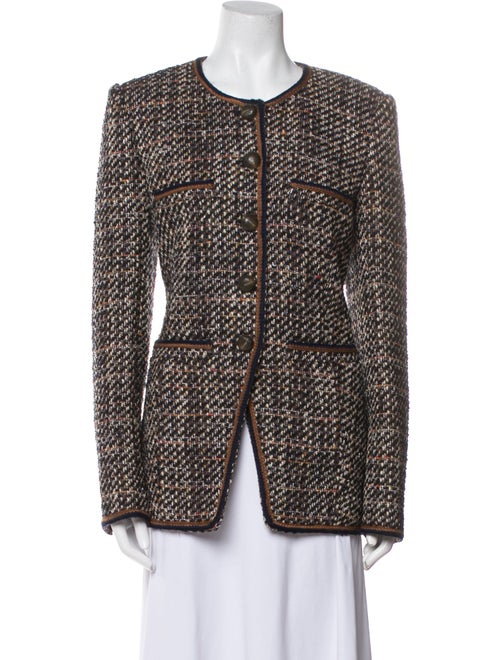 Veronica Beard Tweed Pattern Evening Jacket