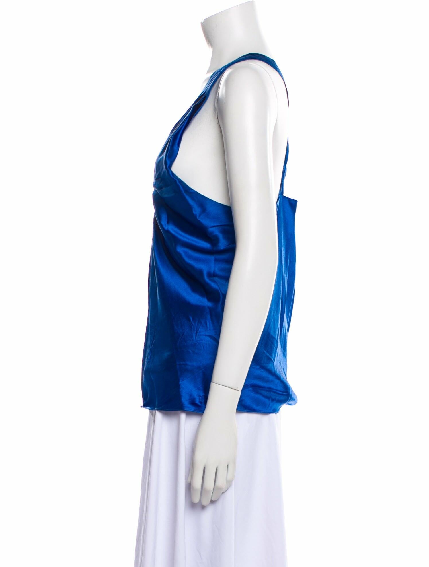 Veronica Beard Silk V-Neck Top