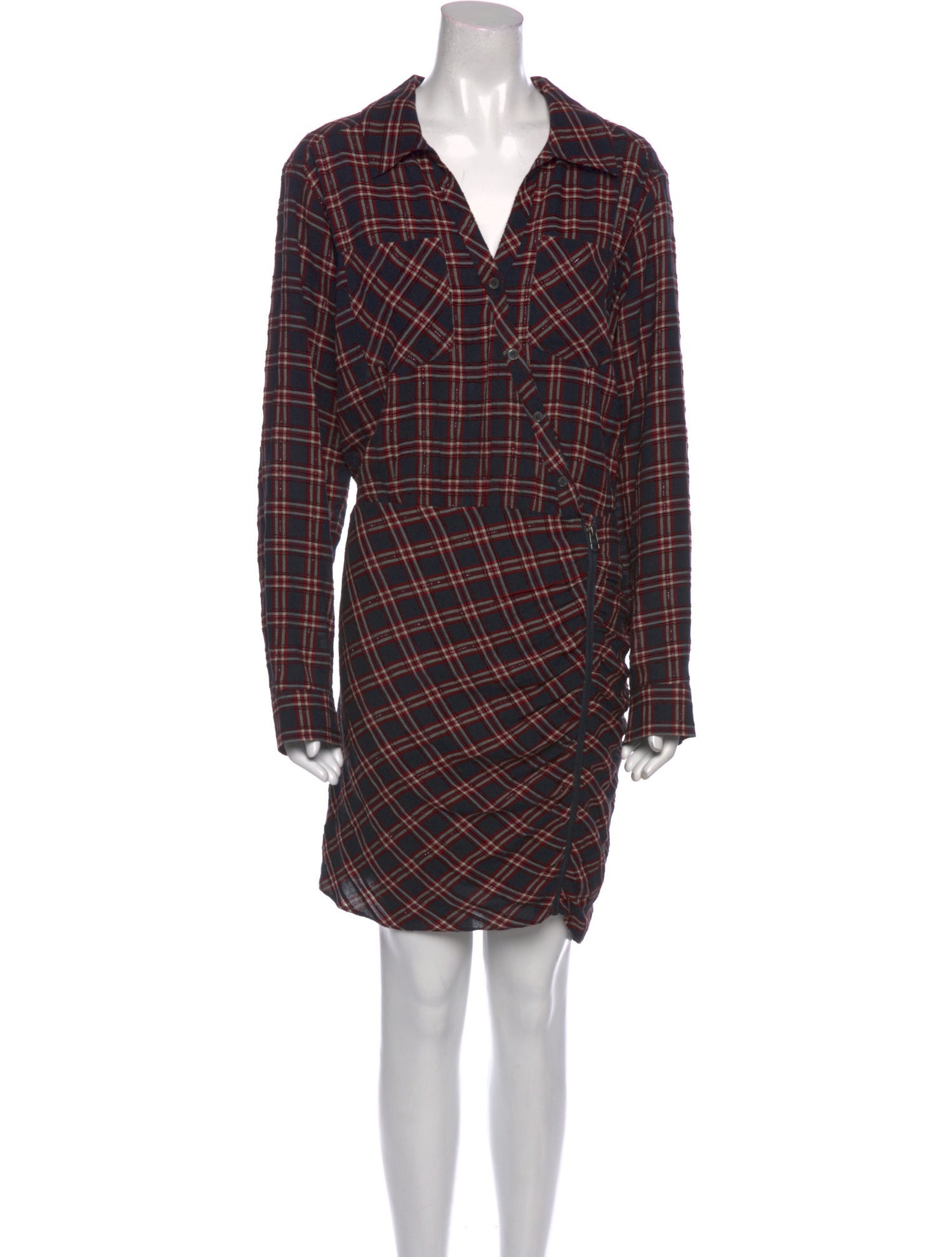 Veronica Beard Plaid Print Mini Dress w/ Tags