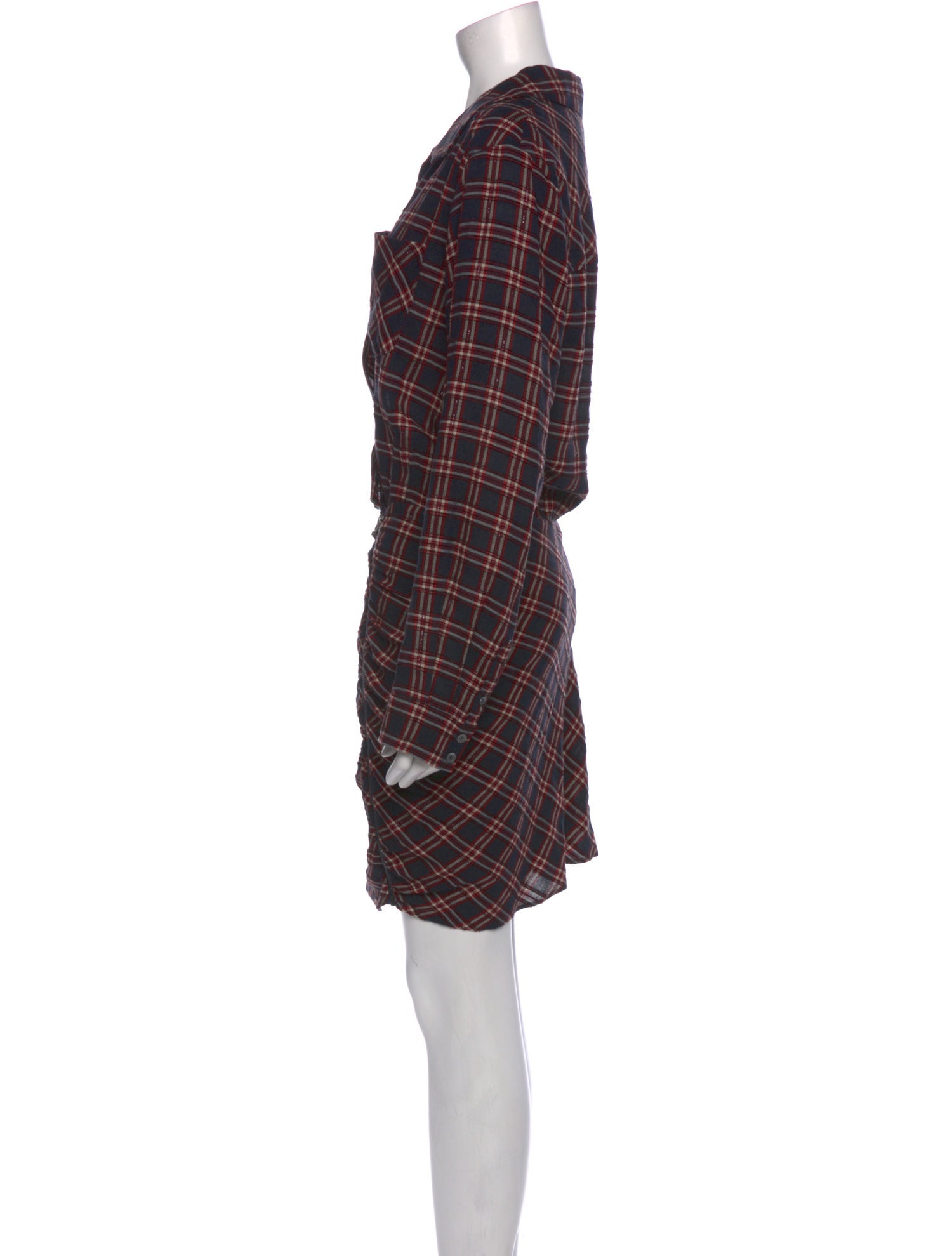 Veronica Beard Plaid Print Mini Dress w/ Tags