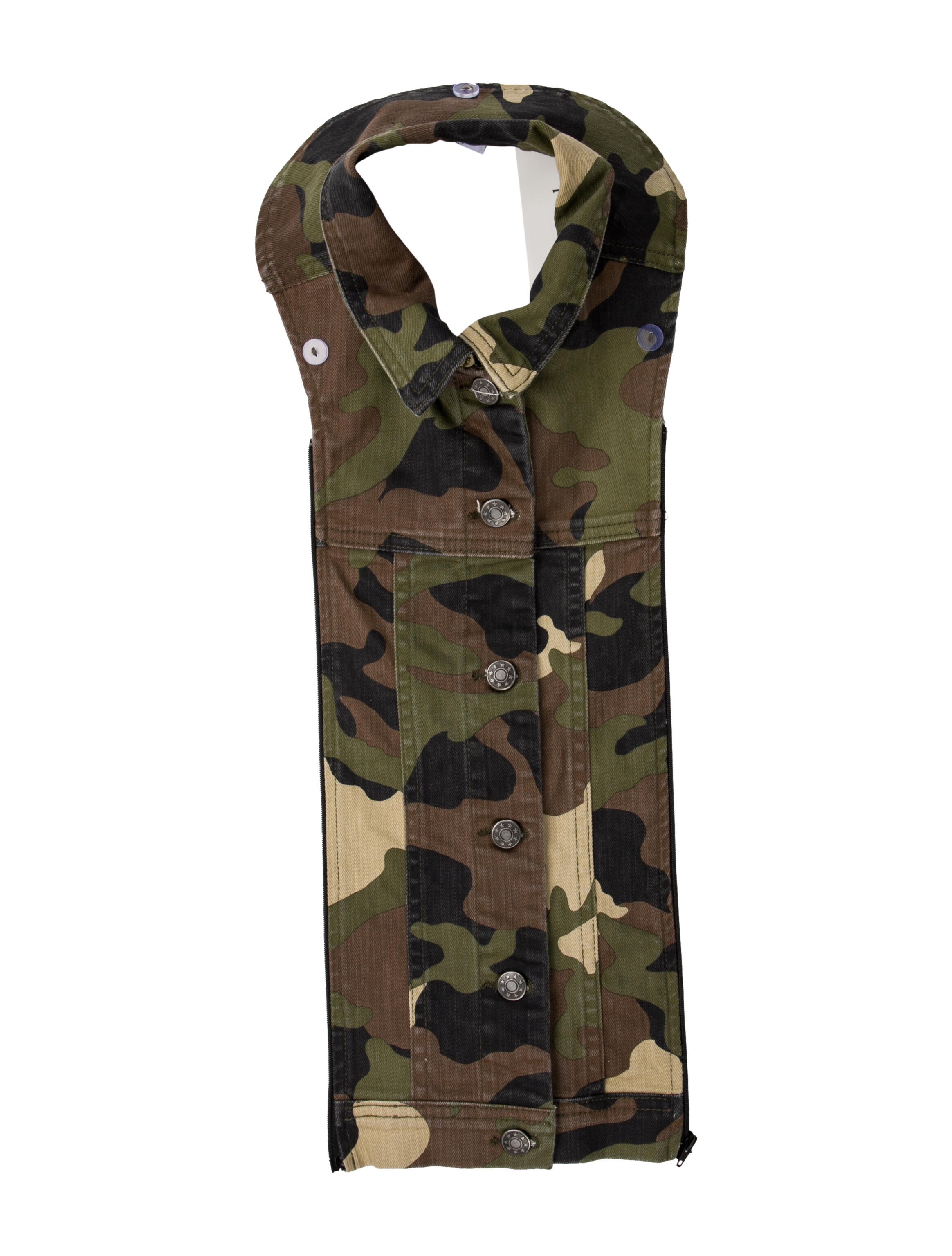 Veronica Beard Camouflage Print Dickey
