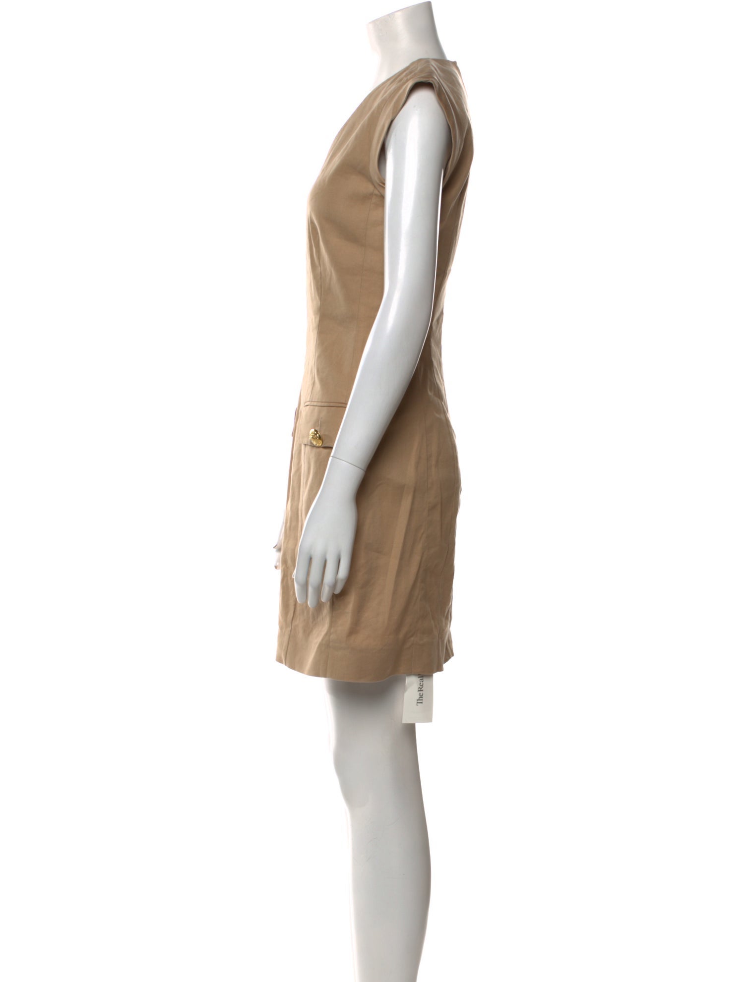 Veronica Beard V-Neck Mini Dress