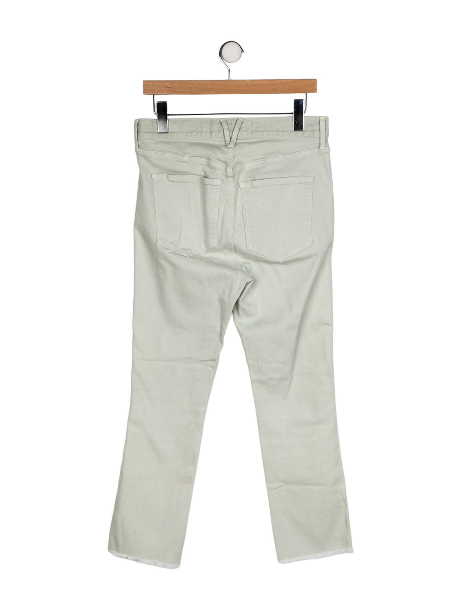 Veronica Beard High-Rise Straight Leg Jeans