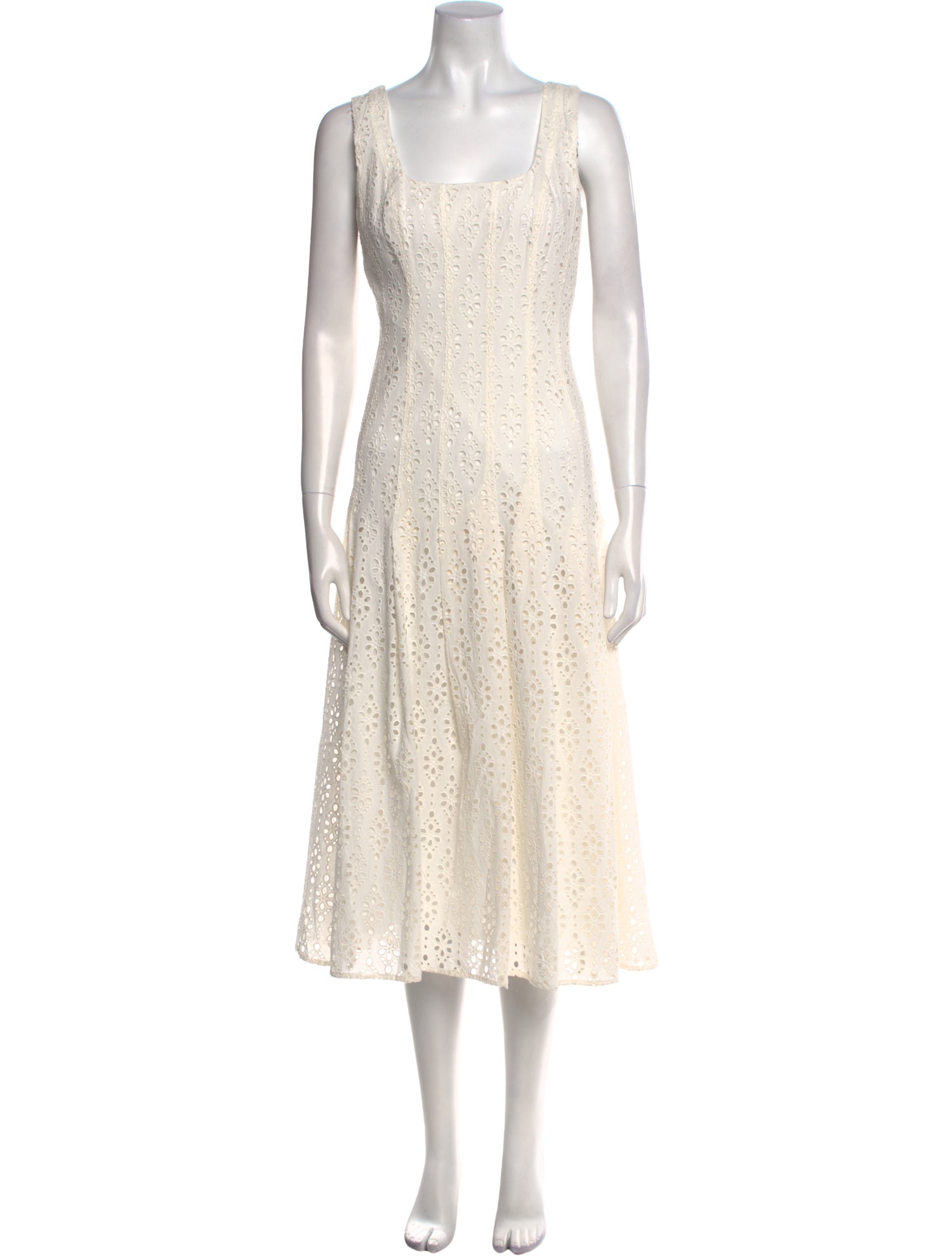 Veronica Beard Square Neckline Midi Length Dress w/ Tags