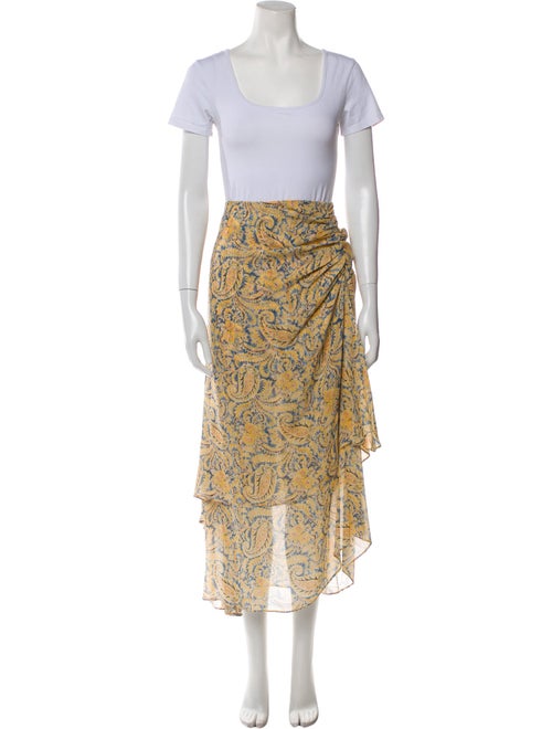 Veronica Beard Silk Floral Print Skirt Set