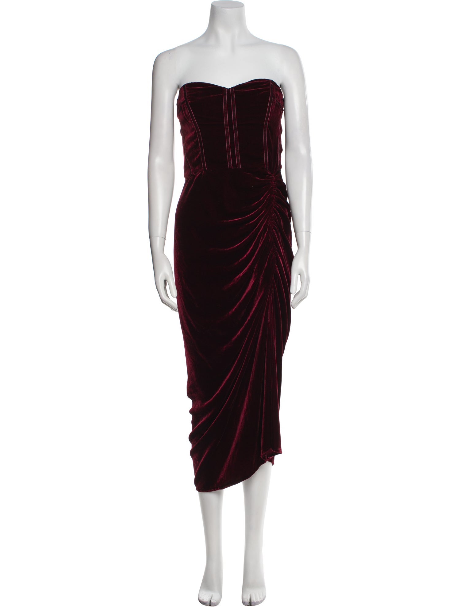 Veronica Beard Strapless Knee-Length Dress