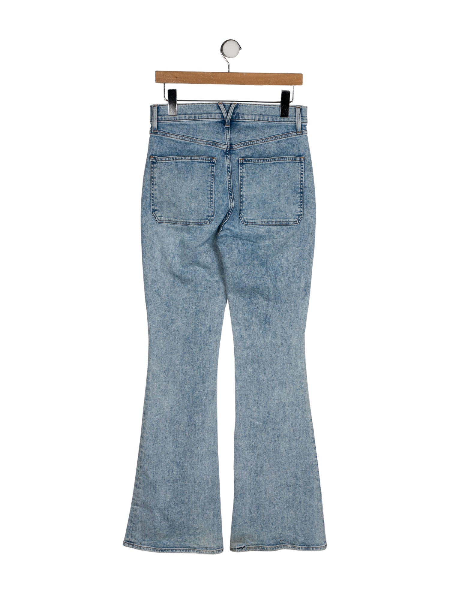 Veronica Beard High-Rise Wide Leg Jeans