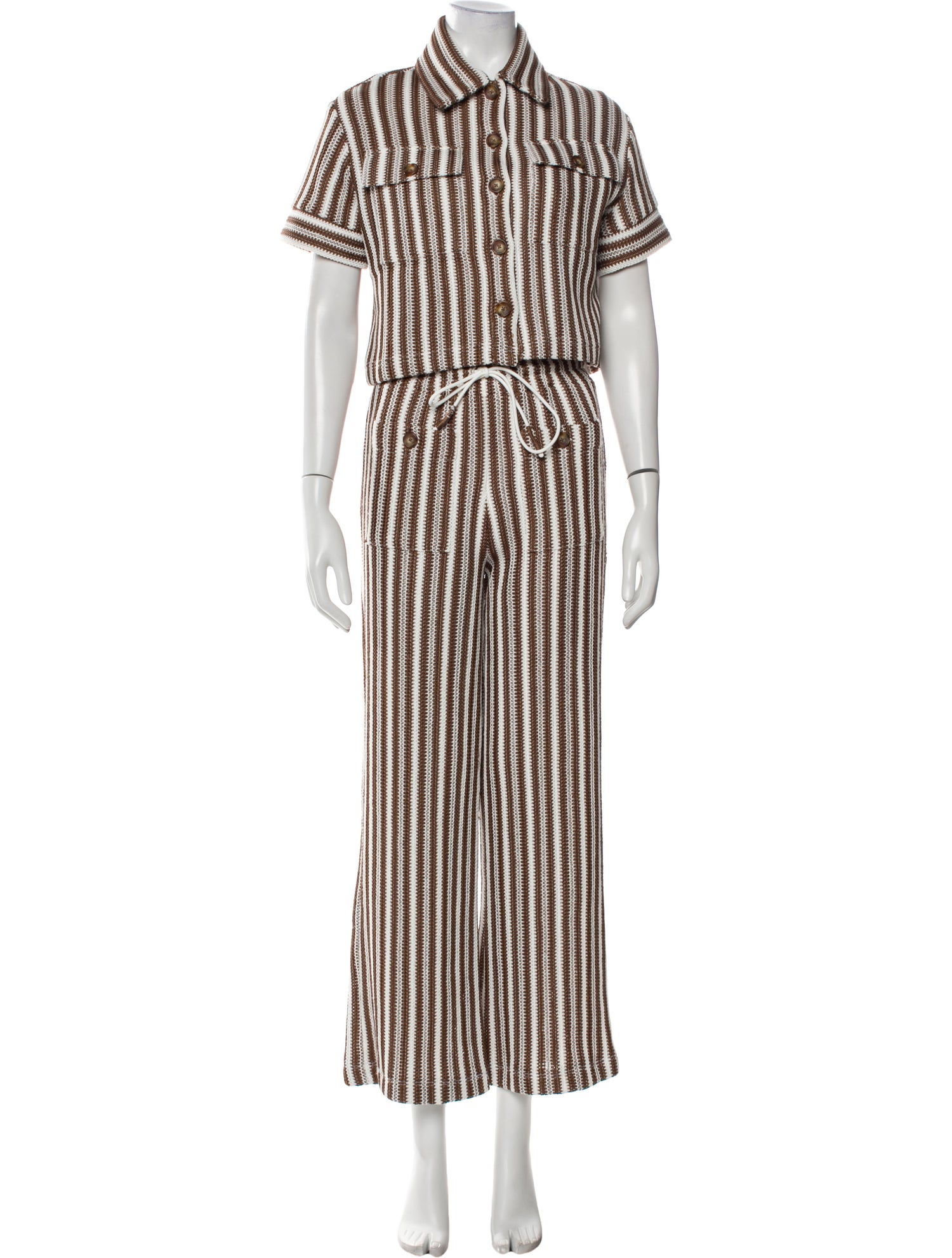 Veronica Beard Striped Pant Set