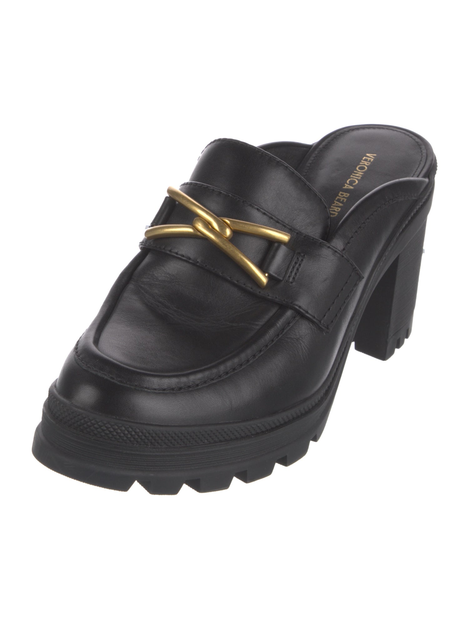 Veronica Beard Leather Mules