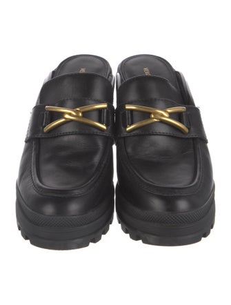 Veronica Beard Leather Mules