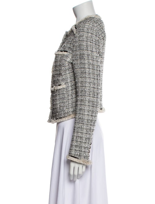 Veronica Beard Tweed Pattern Evening Jacket