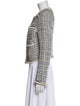 Veronica Beard Tweed Pattern Evening Jacket